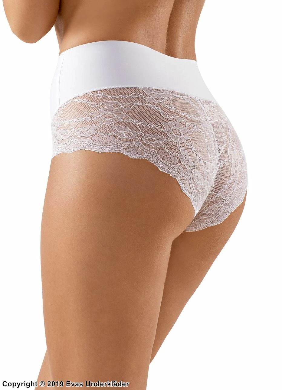 Beautiful Shaping Panties, Lace Inlay, Waist Control 2 Beautiful Shaping Panties, Lace Inlay, Waist Control - Image 2