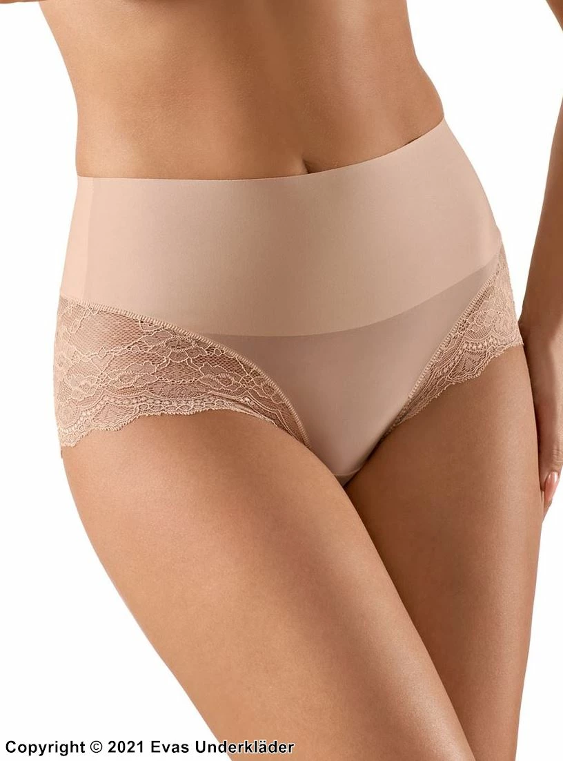 Beautiful Shaping Panties, Lace Inlay, Waist Control 3 Beautiful Shaping Panties, Lace Inlay, Waist Control - Image 3