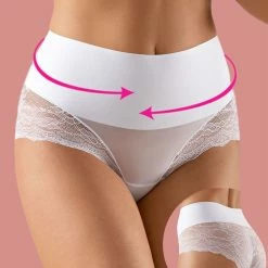 Beautiful Shaping Panties, Lace Inlay, Waist Control