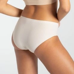 Comfortable Panties, Smooth Microfiber, Invisible Under Clothes, Openwork Mesh