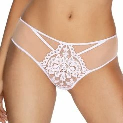 Beautiful Briefs, Sheer Mesh, Floral Lace
