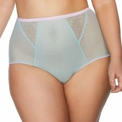 High Waist Panties, Tulle, Lace Inlays