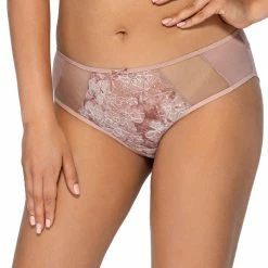 Romantic Panties, Sheer Inlays, Lace Embroidery