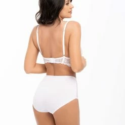 High Waist Panties, High Quality Cotton, Sheer Inlays, Floral Lace, Plain Back -EVA’s  INTIMATES Shop briefs tanga panty 208 bl 152 5B25D 5Bfullsize5D