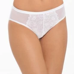 Beautiful Panties, High Quality Cotton, Floral Lace, Mesh Inlay