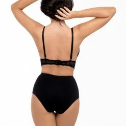 Romantic High Waist Panties, Smooth And Comfortable Fabric, Lace Inlays, Flowers -EVA’s  INTIMATES Shop briefs tanga panty 210 bl 174 5B65D 5Bfullsize5D