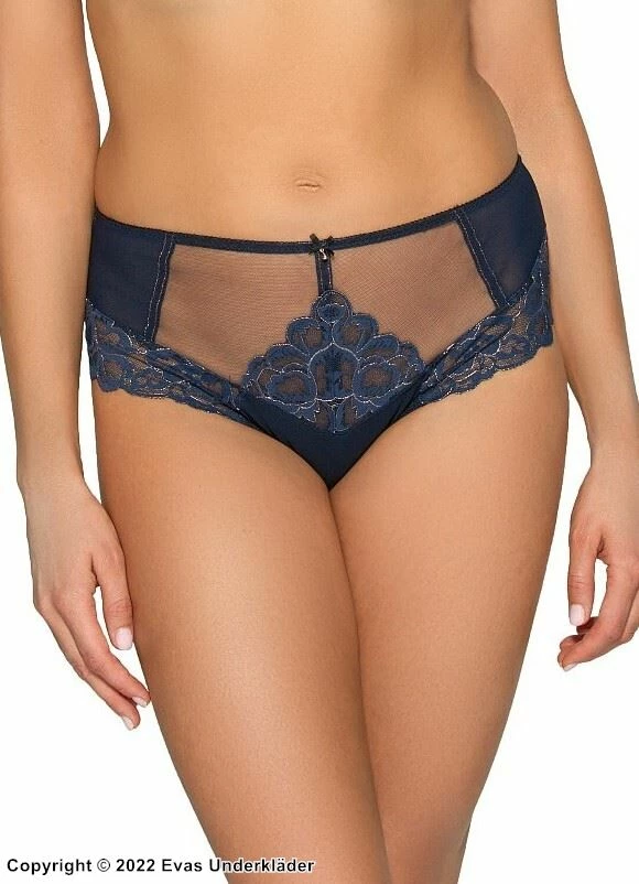 Romantic Panties, Lace, Sheer Inlays 1 Romantic Panties, Lace, Sheer Inlays