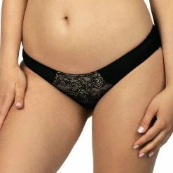 Panties, Lace Panel, Flowers