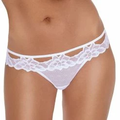 Romantic Panties, Sheer Mesh, Floral Lace