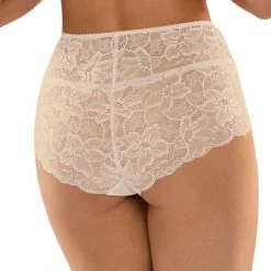 Romantic High Waist Panties, Floral Lace, Plain Front Inlay -EVA’s  INTIMATES Shop briefs tanga panty 78 bl 140 5B25D 5Bfullsize5D