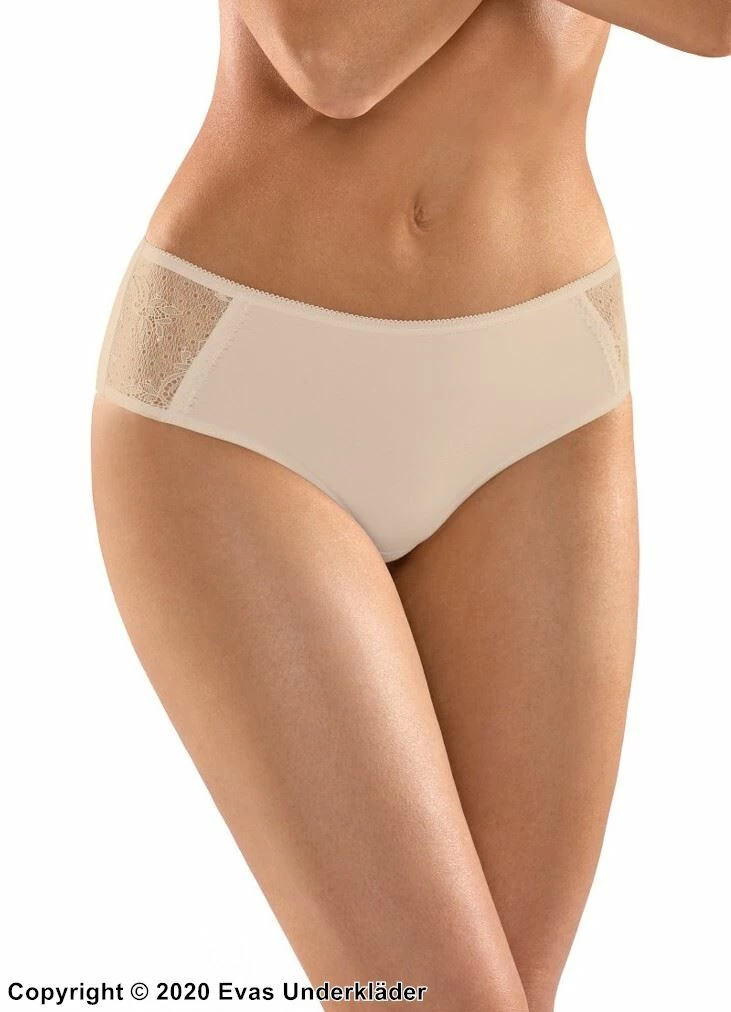 Comfortable Panties, High Quality Cotton, Lace Inlays 1 Comfortable Panties, High Quality Cotton, Lace Inlays