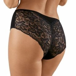 Beautiful Panties, Plain Front, Partially Lace Back