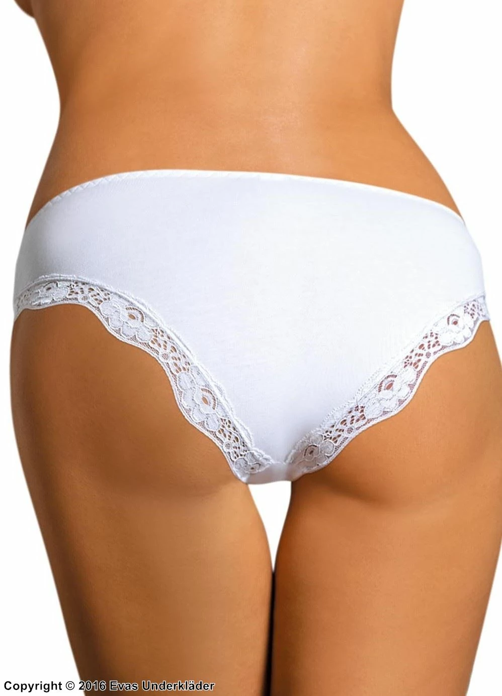 Classic Briefs, High Quality Cotton, Lace Edge 4 Classic Briefs, High Quality Cotton, Lace Edge - Image 4