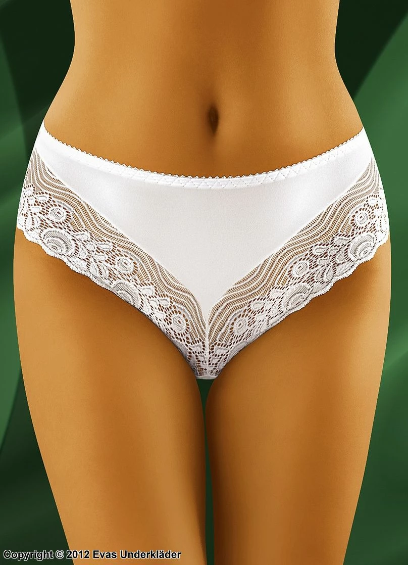 Elegant Panties, High Quality Microfiber, Lace Embroidery 1 Elegant Panties, High Quality Microfiber, Lace Embroidery