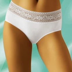 Classic Briefs, Cotton, Floral Lace