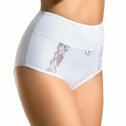 Classic Briefs, Cotton, Floral Lace, Slightly Higher Waist, S To 4XL