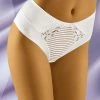 Classic Briefs, High Quality Cotton, Lace Inlays, Stripes