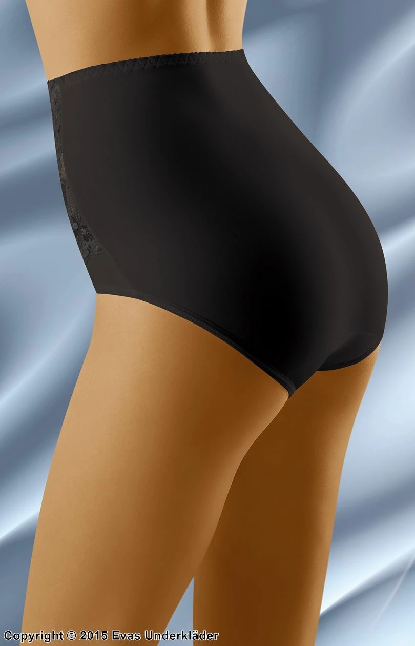 Beautiful Maxi Briefs, Lace, High Waist, Plain Back 5 Beautiful Maxi Briefs, Lace, High Waist, Plain Back - Image 5