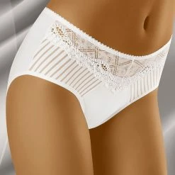 Comfortable Panties, Openwork Lace, Slightly Higher Waist, Stripes