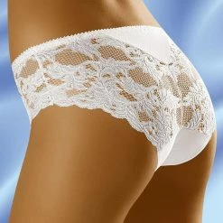 Elegant Panties, Cotton, Lace Panel