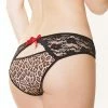 Playful Panties, Floral Lace, Keyhole, Leopard