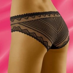 Panties, Cotton, Lace Edge, Intricate Pattern