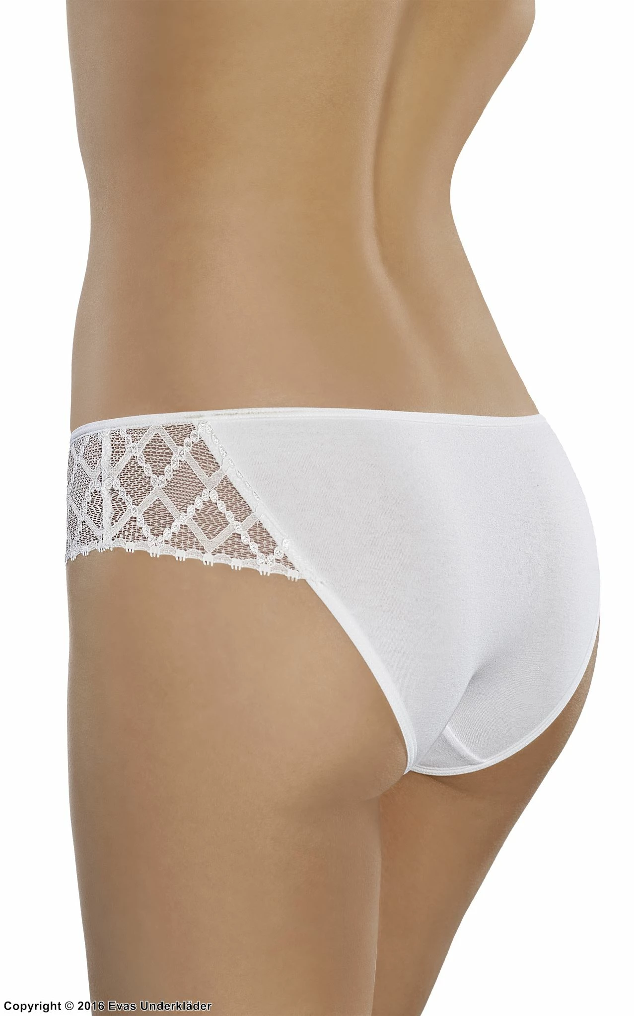 Classic Briefs, High Quality Cotton, Lace Overlay 5 Classic Briefs, High Quality Cotton, Lace Overlay - Image 5