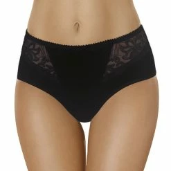 High Waist Panties, Cotton, Embroidery, Sheer Inlays -EVA’s  INTIMATES Shop g string 2214 gd 070 5B35D 5Bfullsize5D