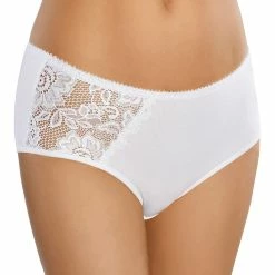 Classic Briefs, High Quality Cotton, Openwork Lace, M To 3XL