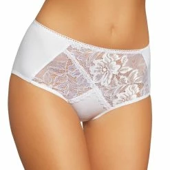 Beautiful Briefs, Cotton, Lace Panel, Slightly Higher Waist