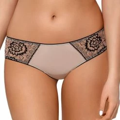 Elegant Panties, Floral Lace, Plain Back