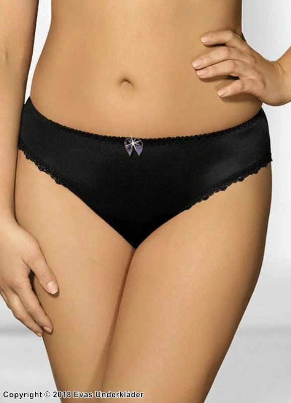 Classic Briefs, High Quality, Lace Trim 1 Classic Briefs, High Quality, Lace Trim