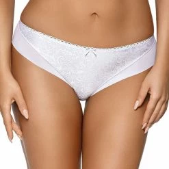 Elegant Panties, Small Bow, Mesh Inlay