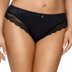 Classic Briefs, Lace Edge, Elegant Design, Plus Size