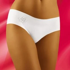 Hipster Panties, Embroidery, Seamless