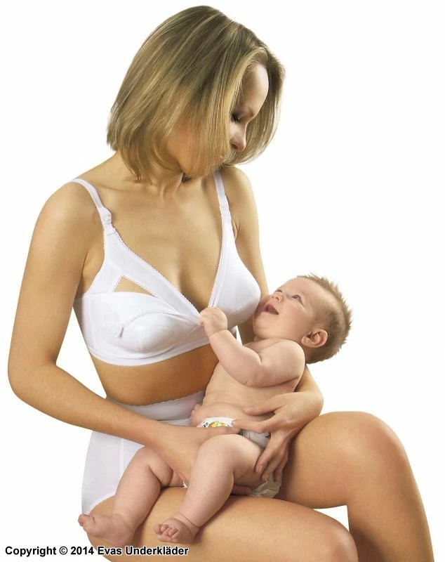 Nursing Bra, Easy Open Cups, Elegant Pattern 3 Nursing Bra, Easy Open Cups, Elegant Pattern - Image 3