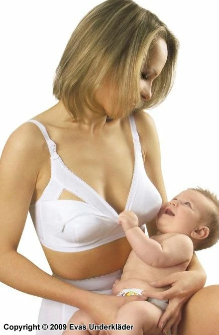 Nursing Bra, Easy Open Cups, Elegant Pattern 4 Nursing Bra, Easy Open Cups, Elegant Pattern - Image 4