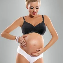 Nursing Bra, Easy Open Cups, Elegant Pattern