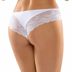 Brazilian Panties, Lace Inlays, Flowers