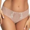 Brazilian Panties, Embroidery, Mesh Inlay