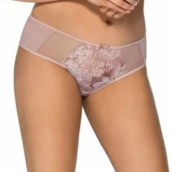 Brazilian Panties, Embroidery, Sheer Inlays, Flowers