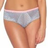 Brazilian Panties, Sheer Inlays, Floral Lace, Cheerful Color