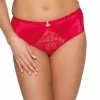 Brazilian Panties, High Quality Microfiber, Lace Inlay, Flowers