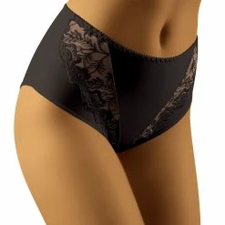 High Waist Panties, Sheer Mesh, Embroidery, Slightly Higher Waist, Flowers -EVA’s  INTIMATES Shop panty with high waist wo gabe 5B25D 5Bfullsize5D