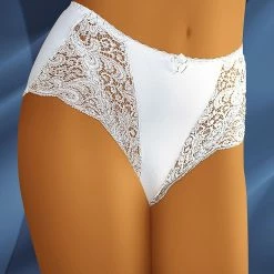 High Waist Panties, Openwork Lace