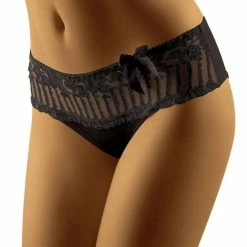 Beautiful Panties, Sheer Mesh, Embroidery, Bow -EVA’s  INTIMATES Shop panty with patterned lace and bow wo mela 5B25D 5Bfullsize5D