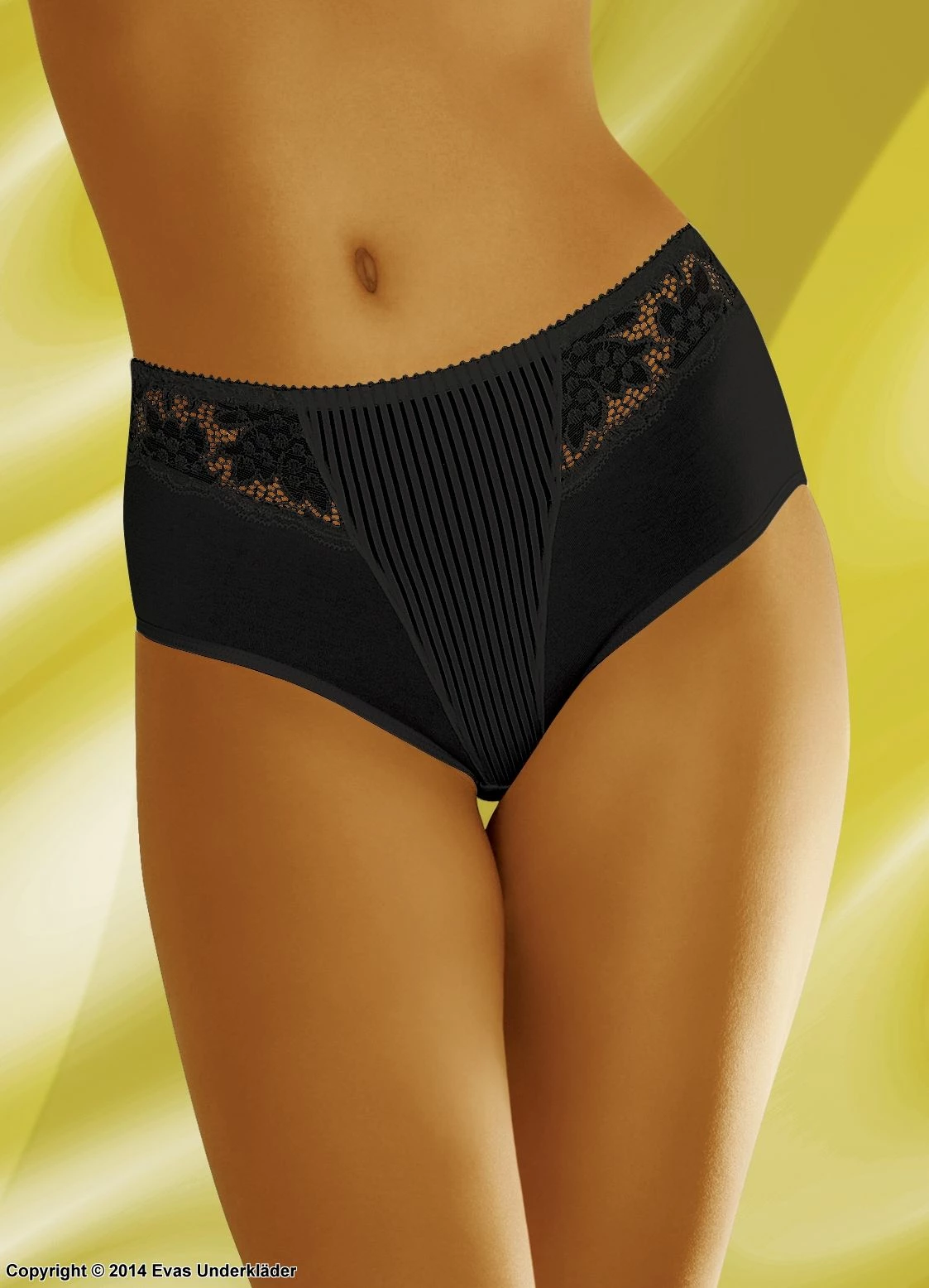 Elegant Panties, Floral Lace, Slightly Higher Waist, Stripes 3 Elegant Panties, Floral Lace, Slightly Higher Waist, Stripes - Image 3