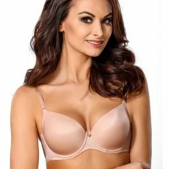 Push-up Bra, Shiny Microfiber, A To F-cup