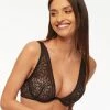 Romantic Push-up Bra, Floral Lace, Triangle Cups