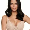 Romantic Push-up Bra, Lace Cups, Keyhole, Flowers